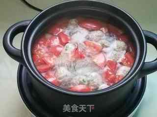 冬瓜番茄肉丸汤的做法步骤:8