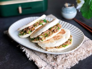 偷懒肉夹馍的做法步骤：10