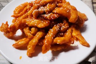 零基础简单改良版糖醋里脊㊙️(鸡肉)家常菜宴客菜孩子最爱?的做法步骤:16