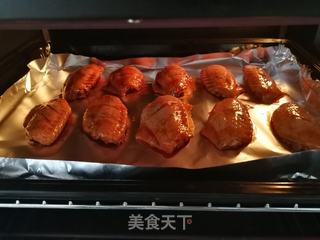火鸡酱烤鸡翅中的做法步骤:8