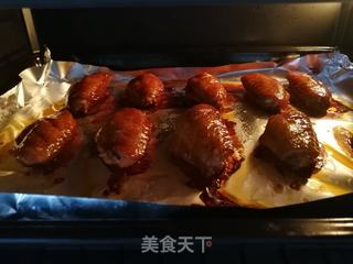 火鸡酱烤鸡翅中的做法步骤：10