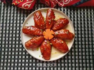 火鸡酱烤鸡翅中的做法步骤:12