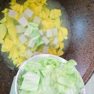 白菜豆腐鸡蛋汤的做法步骤：6