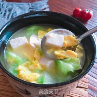 白菜豆腐鸡蛋汤的做法步骤：8