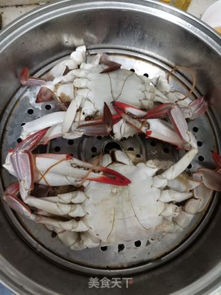 清蒸螃蟹的做法步骤:3