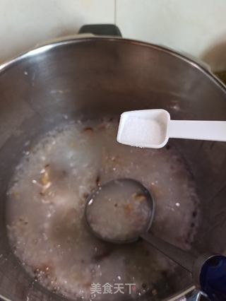 香菇牛肉粥的做法步骤:9