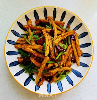 干煸藕丝的做法步骤:12