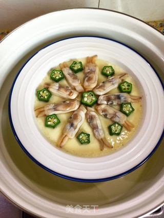 蛏子蒸蛋的做法步骤:10