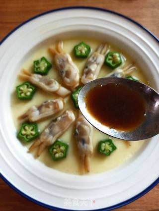 蛏子蒸蛋的做法步骤:12