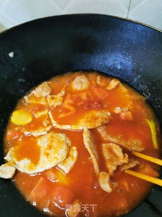 番茄肉片的做法步骤:11