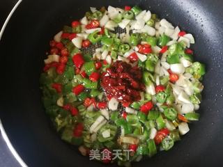 酱炒扇贝肉的做法步骤:5