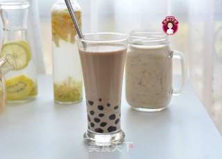 黑糖珍珠奶茶的做法步骤:13