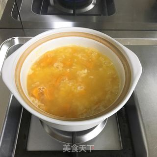 南瓜青菜粥的做法步骤：2