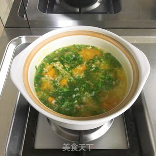 南瓜青菜粥的做法步骤：3