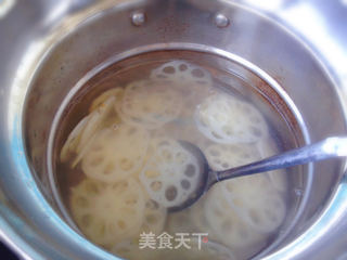 桂花胭脂藕的做法步骤:4