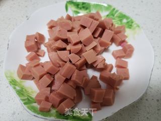 眉豆角炒米的做法步骤：3