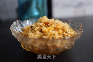 虾仁鸡肉炒饭的做法步骤：1