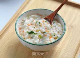 胡萝卜青菜胚芽大米粥的做法步骤:11