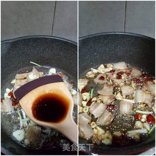 五花肉炒竹笋的做法步骤：6