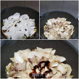 五花肉炒竹笋的做法步骤：7