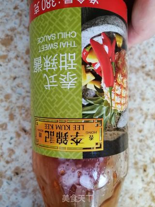 泰式甜辣酱炒藕片的做法步骤：6