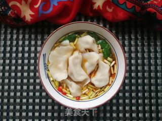 胡萝卜猪肉酸汤水饺的做法步骤:21