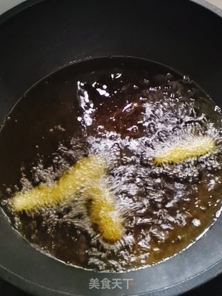 糖醋藕段的做法步骤：5