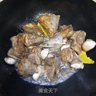 扇骨焖笋干的做法步骤:7