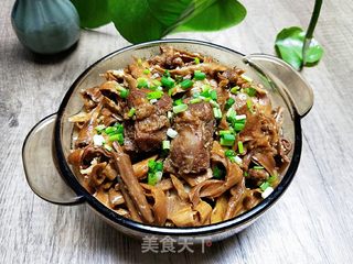 扇骨焖笋干的做法步骤:12