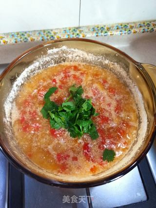 番茄牛肉糯玉米粥的做法步骤:12
