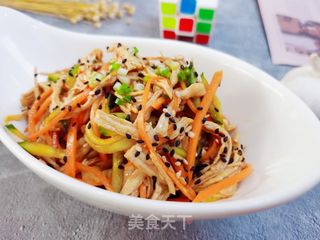 凉拌鸡丝的做法步骤:8