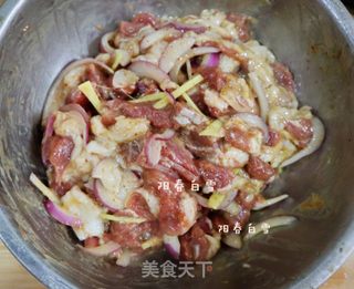 烤羊肉串㊙️腌制是关键❗️(烤箱版)的做法步骤:5