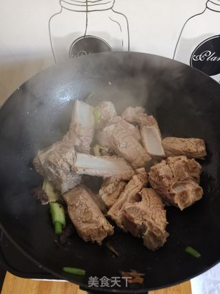 猪骨炖豆角的做法步骤:5