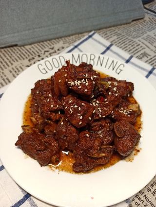 沙茶排骨的做法步骤:13