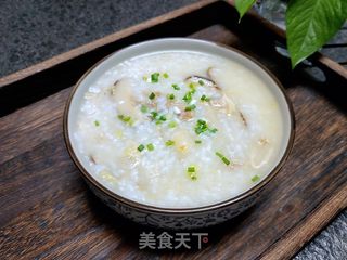 香菇鸡丝粥的做法步骤:15