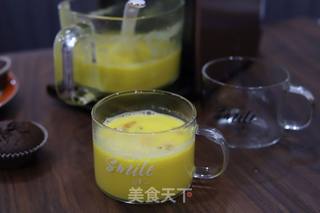 南瓜花生豆浆的做法步骤:6