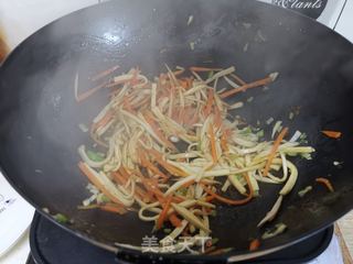 肉丝炒杏鲍菇的做法步骤:10