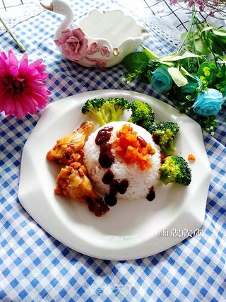 奥尔良鸡腿饭的做法步骤:5
