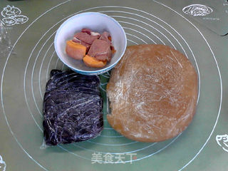 栗蓉火腿月饼的做法步骤:6