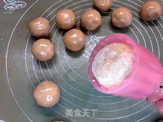 栗蓉火腿月饼的做法步骤:14