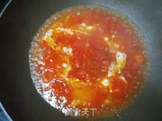 西红柿蛋花菠菜面的做法步骤:8