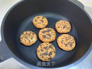 小米红薯饼的做法步骤：8