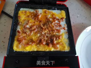 香肠煎蛋的做法步骤:7