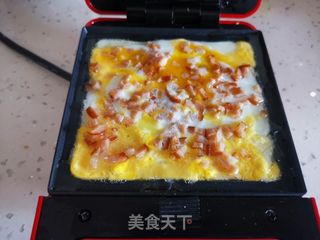 香肠煎蛋的做法步骤:6