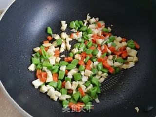 虾仁玉子豆腐羹的做法步骤：4