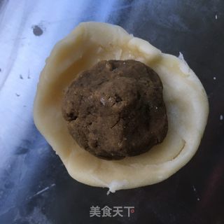 陈皮绿豆酥皮月饼的做法步骤：10