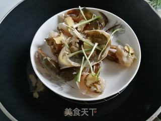 葱姜蒸青蟹的做法步骤:6