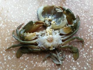 葱姜蒸青蟹的做法步骤:3
