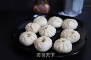 萝卜丝肉末包的做法步骤：1