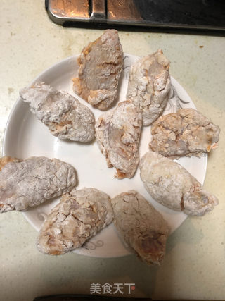 炸鸡翅的做法步骤：7